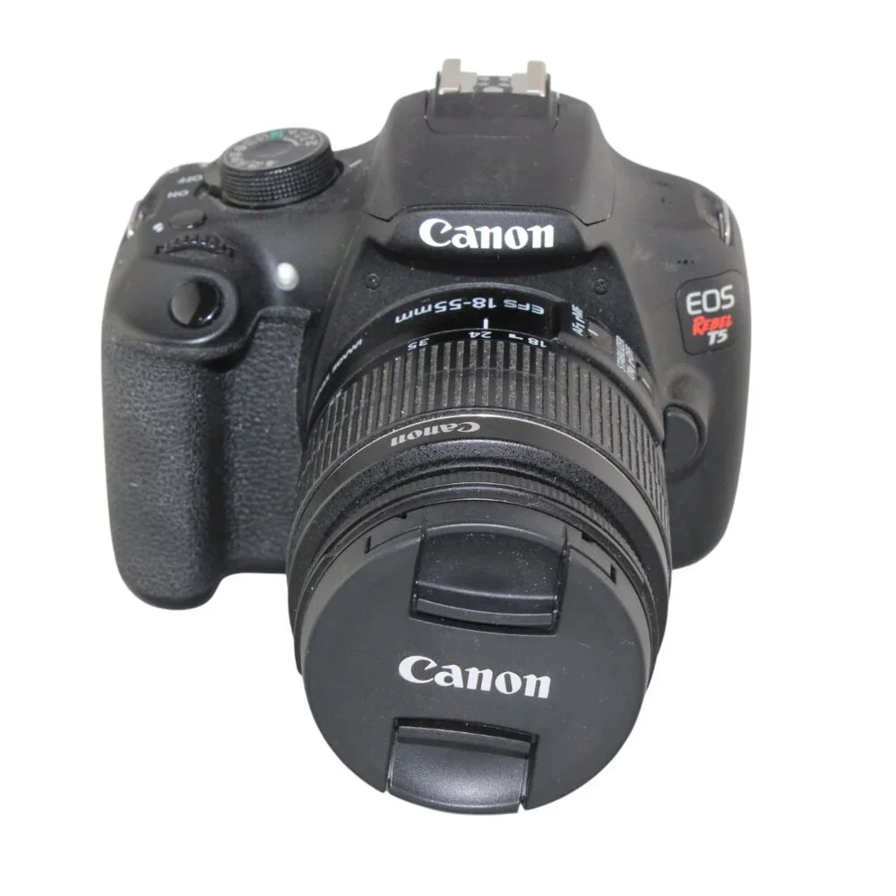 Canon EOS Rebel T5 DSLR Camera w/ 18-55mm Lens FOR PARTS Not Working